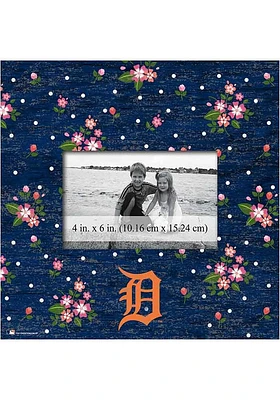 Detroit Tigers Floral Picture Frame