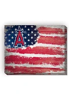 Los Angeles Angels Flag 16x20 Wall Art