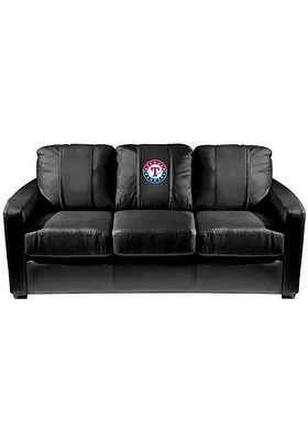 Texas Rangers Faux Leather Sofa - Black