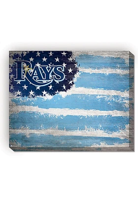 Tampa Bay Rays Flag 16x20 Wall Art