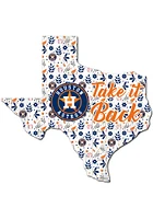 Houston Astros Floral State Sign