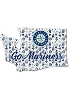 Seattle Mariners Floral State Sign