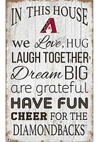 Arizona Diamondbacks In This House 11x19 Sign