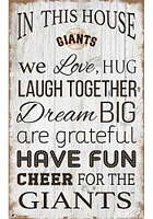San Francisco Giants In This House 11x19 Sign