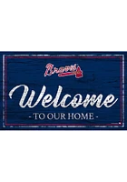 Atlanta Braves Team Welcome 11x19 Sign