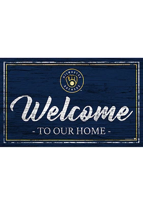 Milwaukee Brewers Team Welcome 11x19 Sign
