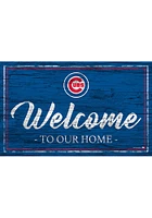 Chicago Cubs Team Welcome 11x19 Sign