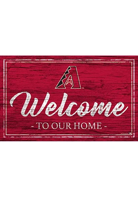 Arizona Diamondbacks Team Welcome 11x19 Sign
