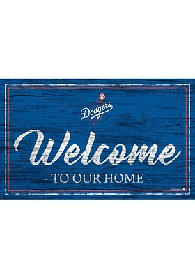 Los Angeles Dodgers Team Welcome 11x19 Sign