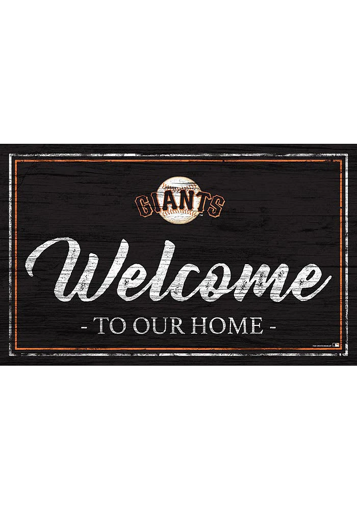 San Francisco Giants Team Welcome 11x19 Sign