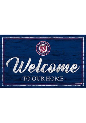 Washington Nationals Team Welcome 11x19 Sign