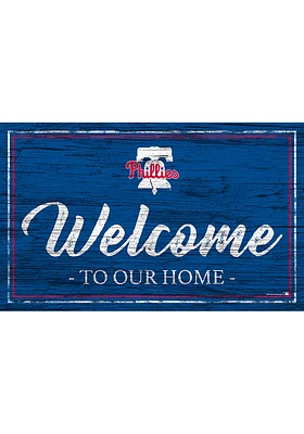 Philadelphia Phillies Team Welcome 11x19 Sign