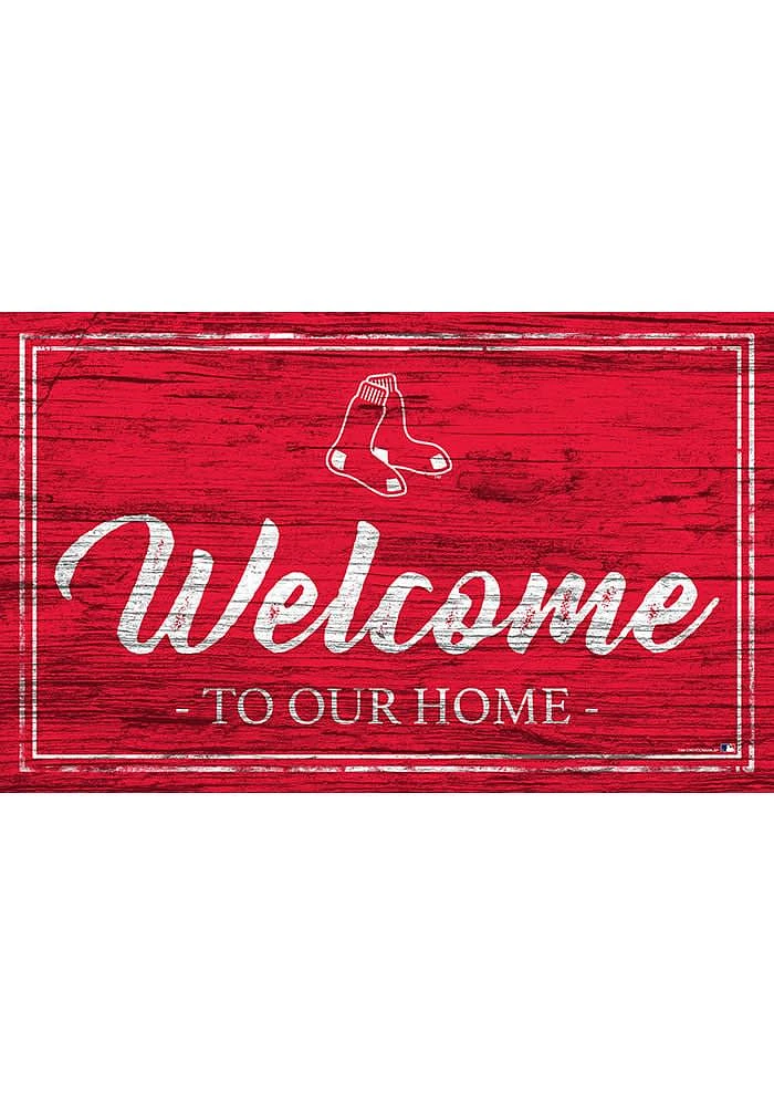 Boston Red Sox Team Welcome 11x19 Sign