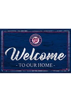 Washington Nationals Welcome to our Home 6x12 Sign