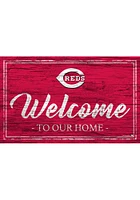 Cincinnati Reds Welcome to our Home 6x12 Sign