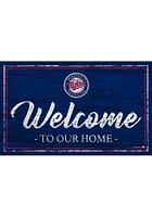 Minnesota Twins Welcome to our Home 6x12 Sign