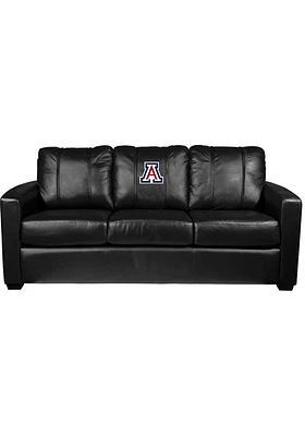 Arizona Wildcats Faux Leather Sofa - Black