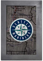 Seattle Mariners City Map Sign