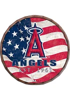 Los Angeles Angels Flag Inch Barrel Top Sign