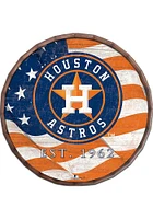 Houston Astros Flag Inch Barrel Top Sign