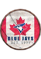 Toronto Blue Jays Flag Inch Barrel Top Sign