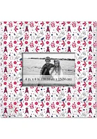 Los Angeles Angels Floral Pattern Picture Frame