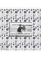 Houston Astros Floral Pattern Picture Frame