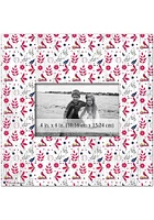 St Louis Cardinals Floral Pattern Picture Frame