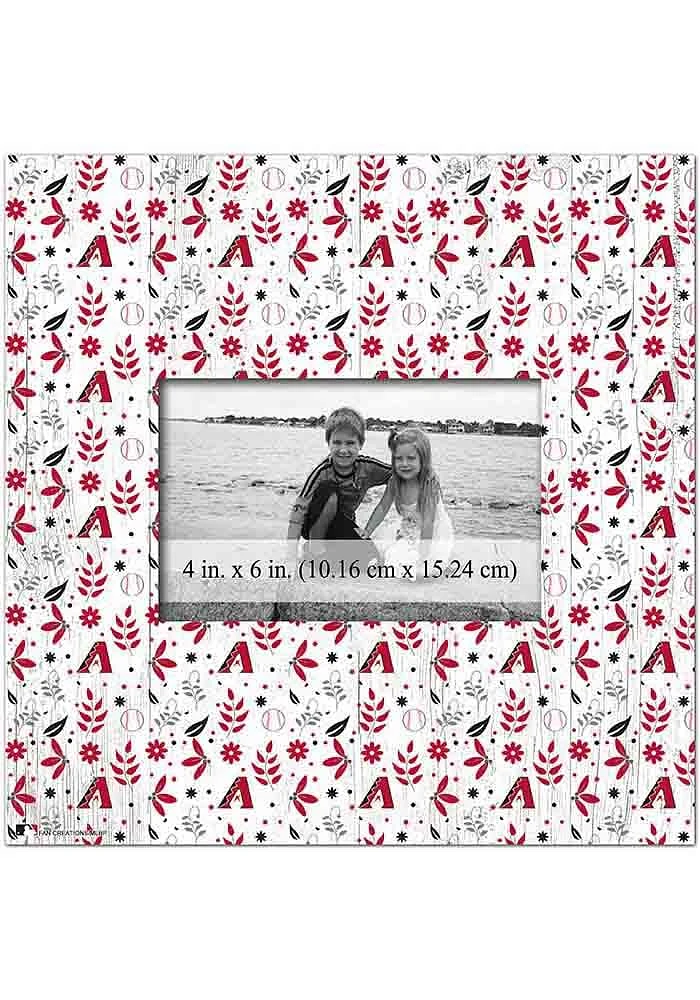 Arizona Diamondbacks Floral Pattern Picture Frame