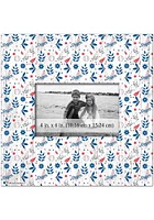 Los Angeles Dodgers Floral Pattern Picture Frame