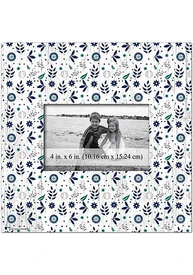 Seattle Mariners Floral Pattern Picture Frame