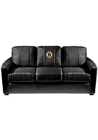 Boston Bruins Faux Leather Sofa - Black