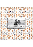 Detroit Tigers Floral Pattern Picture Frame