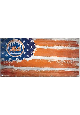 New York Mets Flag 6x12 Sign