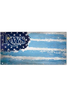 Tampa Bay Rays Flag 6x12 Sign