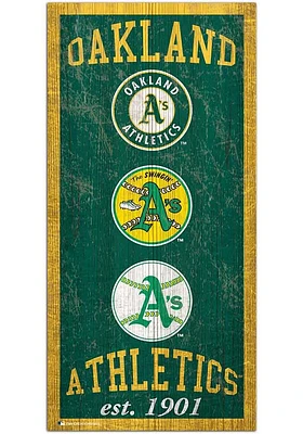 Oakland Athletics Heritage 6x12 Sign