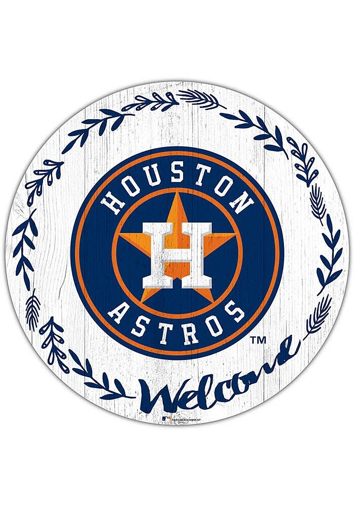Houston Astros Welcome Circle Sign