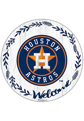 Houston Astros Welcome Circle Sign