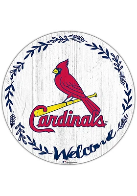 St Louis Cardinals Welcome Circle Sign