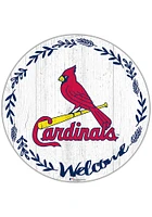 St Louis Cardinals Welcome Circle Sign