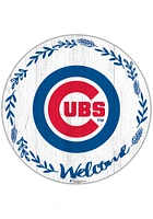 Chicago Cubs Welcome Circle Sign