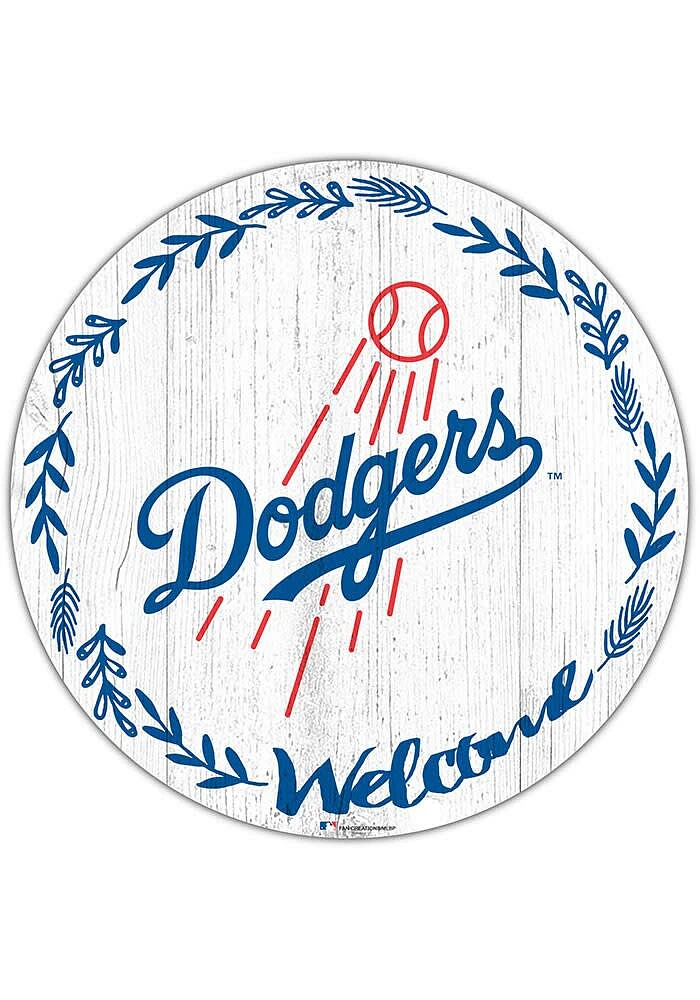 Los Angeles Dodgers Welcome Circle Sign