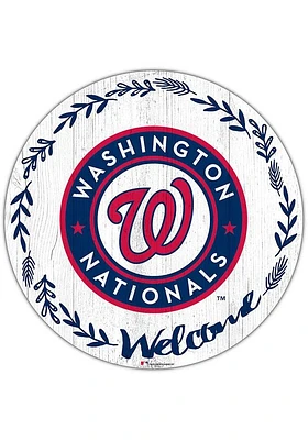 Washington Nationals Welcome Circle Sign