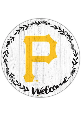 Pittsburgh Pirates Welcome Circle Sign