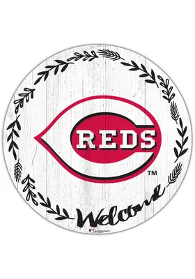 Cincinnati Reds Welcome Circle Sign