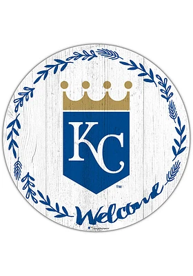 Kansas City Royals Welcome Circle Sign - Blue