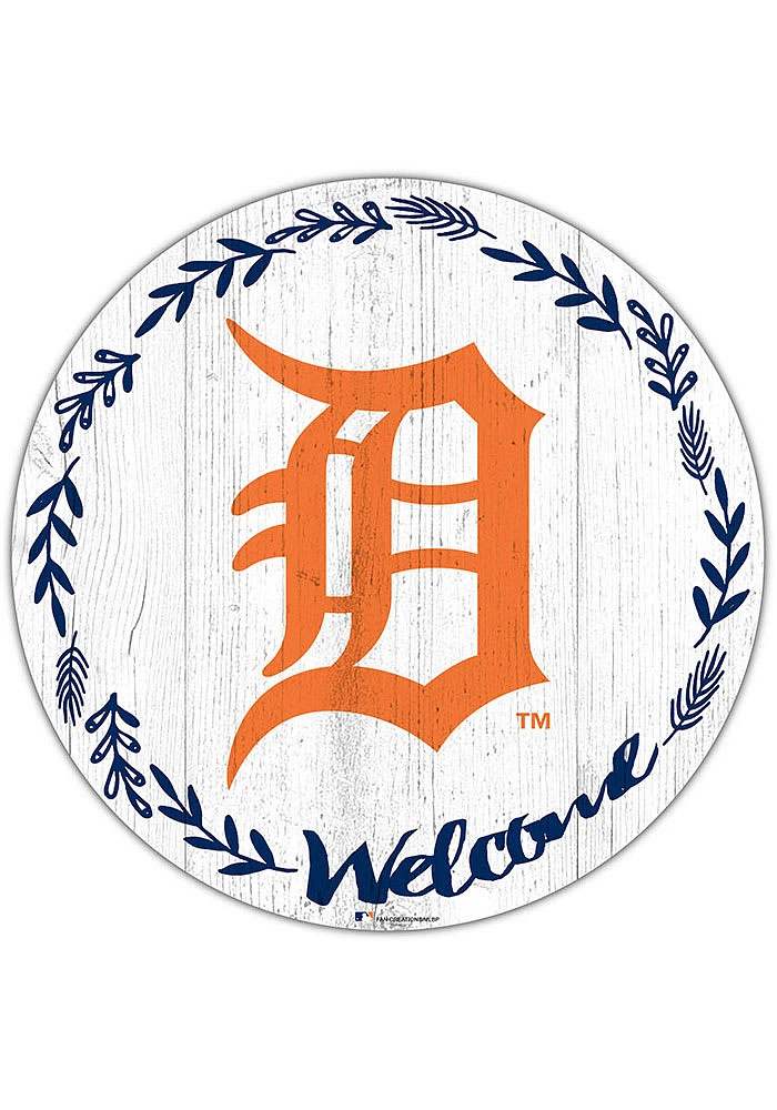 Detroit Tigers Welcome Circle Sign