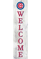 Chicago Cubs 48 Inch Welcome Leaner Sign
