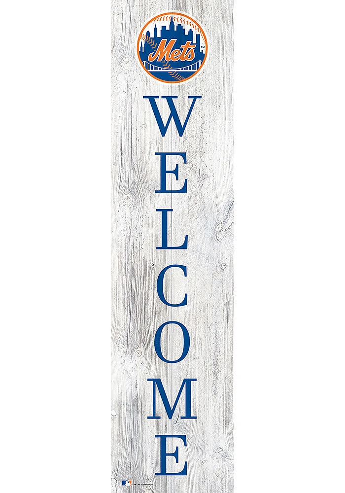 New York Mets 48 Inch Welcome Leaner Sign