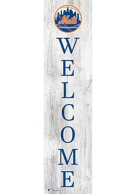 New York Mets 48 Inch Welcome Leaner Sign